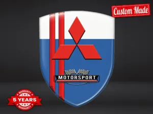 Mitsubishi Adesivi Paraurti Auto su Misura Stile Lusso Premium
